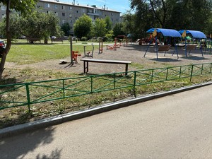 Ограждение металлическое №7  (2500*400)